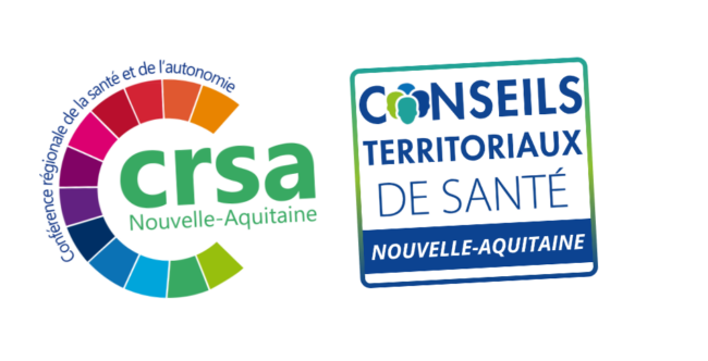 Bloc logo CRSA et CTS de Nouvelle-Aquitaine